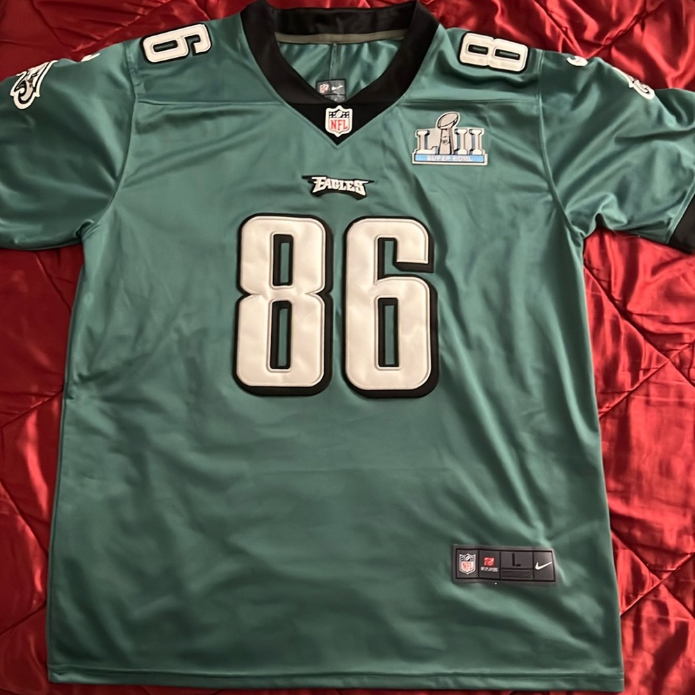 Philadelphia Eagles Zach Ertz Super Bowl Jersey